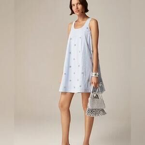 J. Crew Light Blue Mini Dress